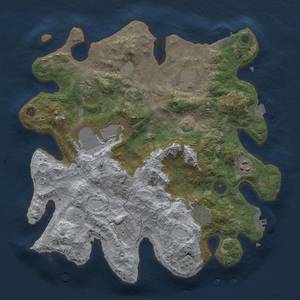 Thumbnail Rust Map: Procedural Map, Size: 3500, Seed: 1756063387, 15 Monuments