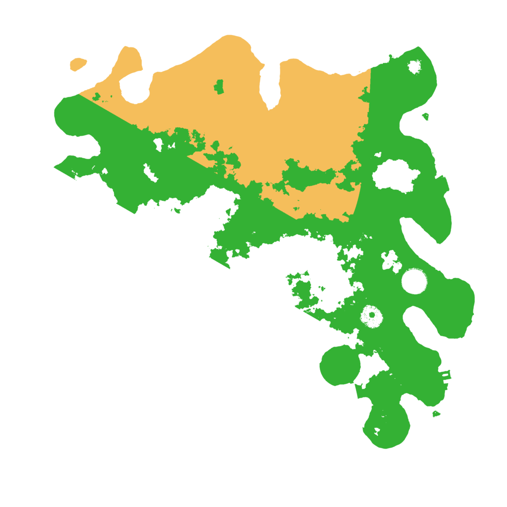 Biome Rust Map: Procedural Map, Size: 3500, Seed: 1756063387