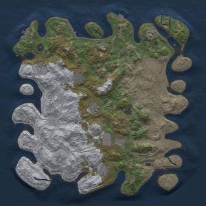 Thumbnail Rust Map: Procedural Map, Size: 4250, Seed: 160, 19 Monuments