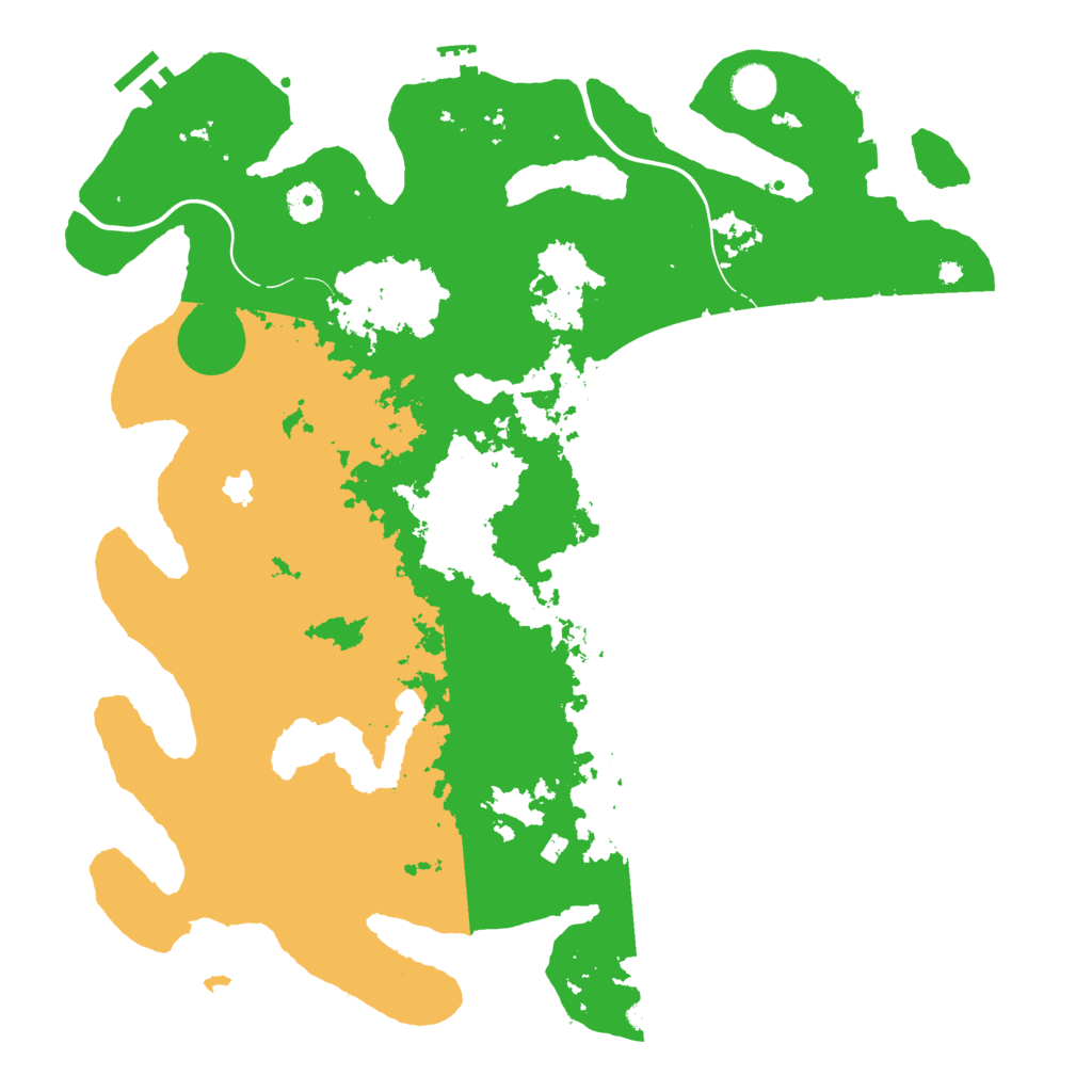Biome Rust Map: Procedural Map, Size: 4250, Seed: 64388824
