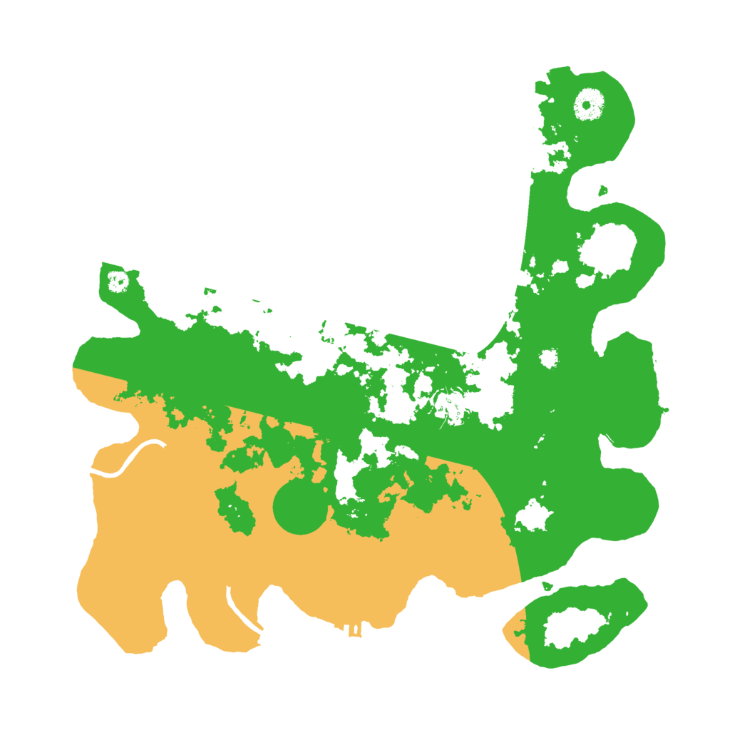 Biome Rust Map: Procedural Map, Size: 3500, Seed: 95104778