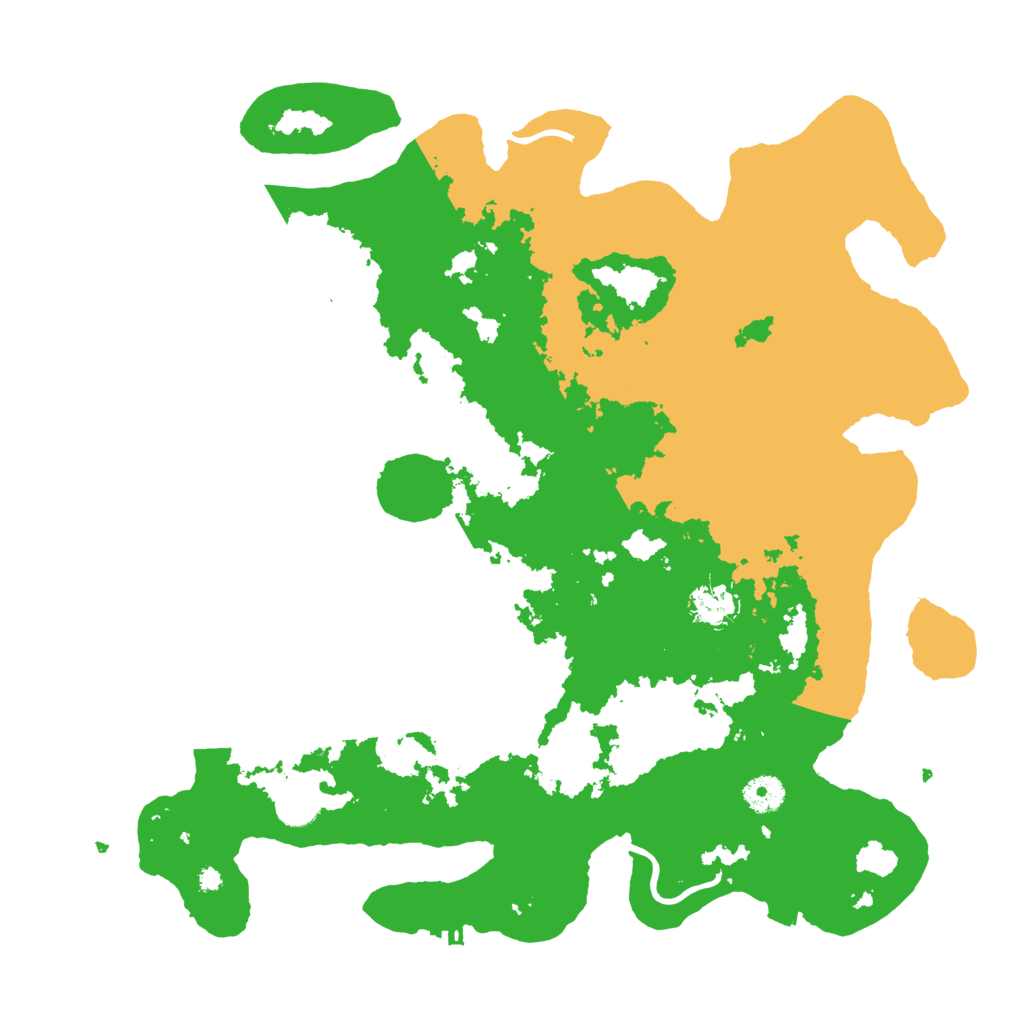 Biome Rust Map: Procedural Map, Size: 4000, Seed: 45866