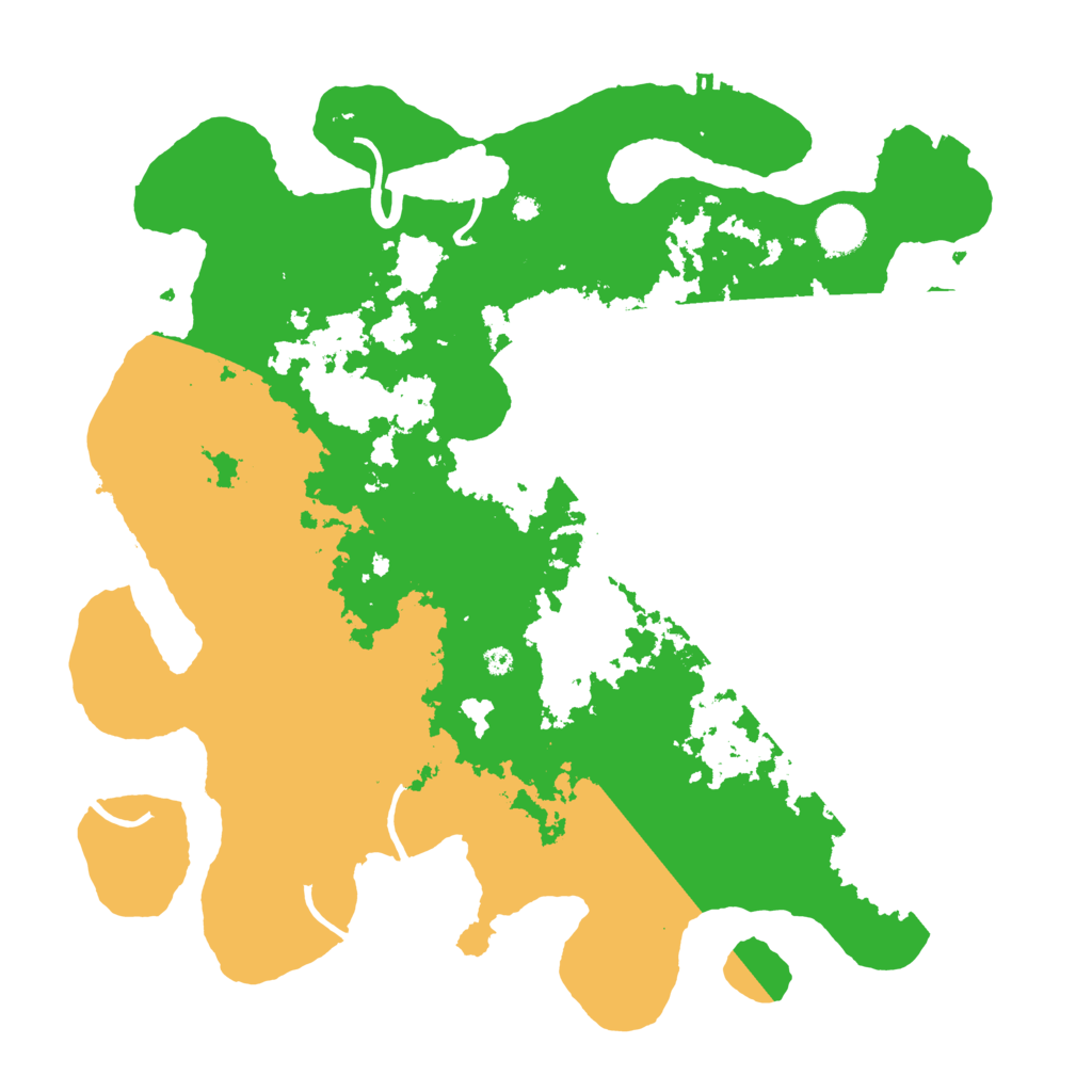 Biome Rust Map: Procedural Map, Size: 3900, Seed: 35058264