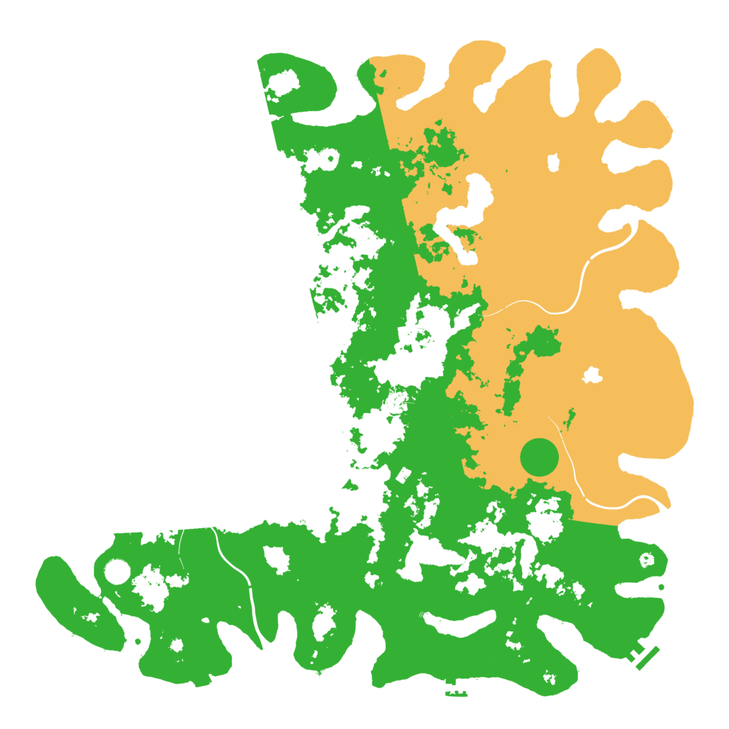 Biome Rust Map: Procedural Map, Size: 5000, Seed: 1350089425
