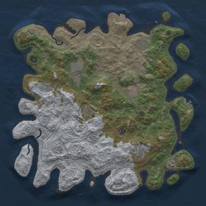 Thumbnail Rust Map: Procedural Map, Size: 4250, Seed: 776153930, 18 Monuments