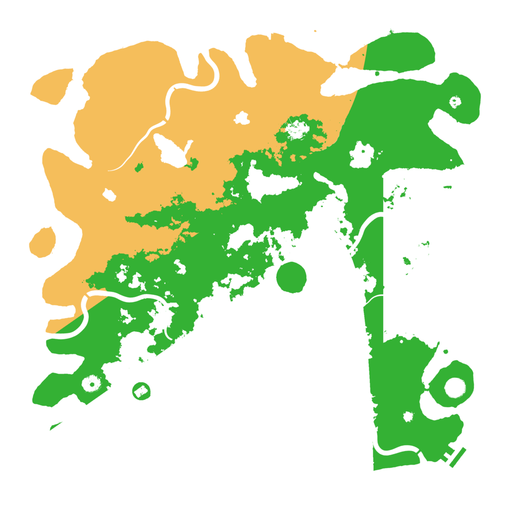 Biome Rust Map: Procedural Map, Size: 4500, Seed: 136294071