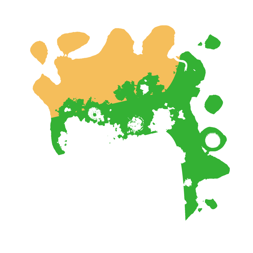 Biome Rust Map: Procedural Map, Size: 3000, Seed: 8493