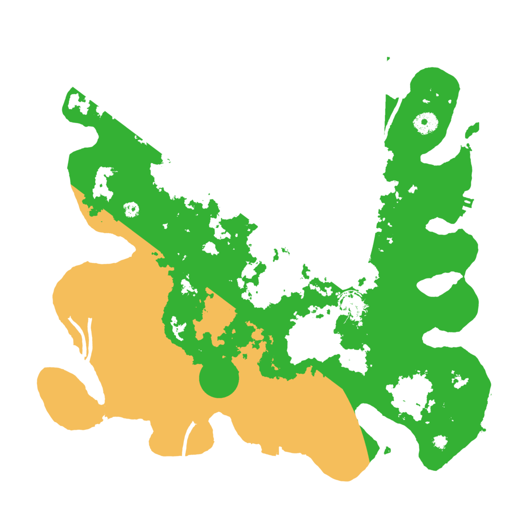 Biome Rust Map: Procedural Map, Size: 3500, Seed: 1360922154