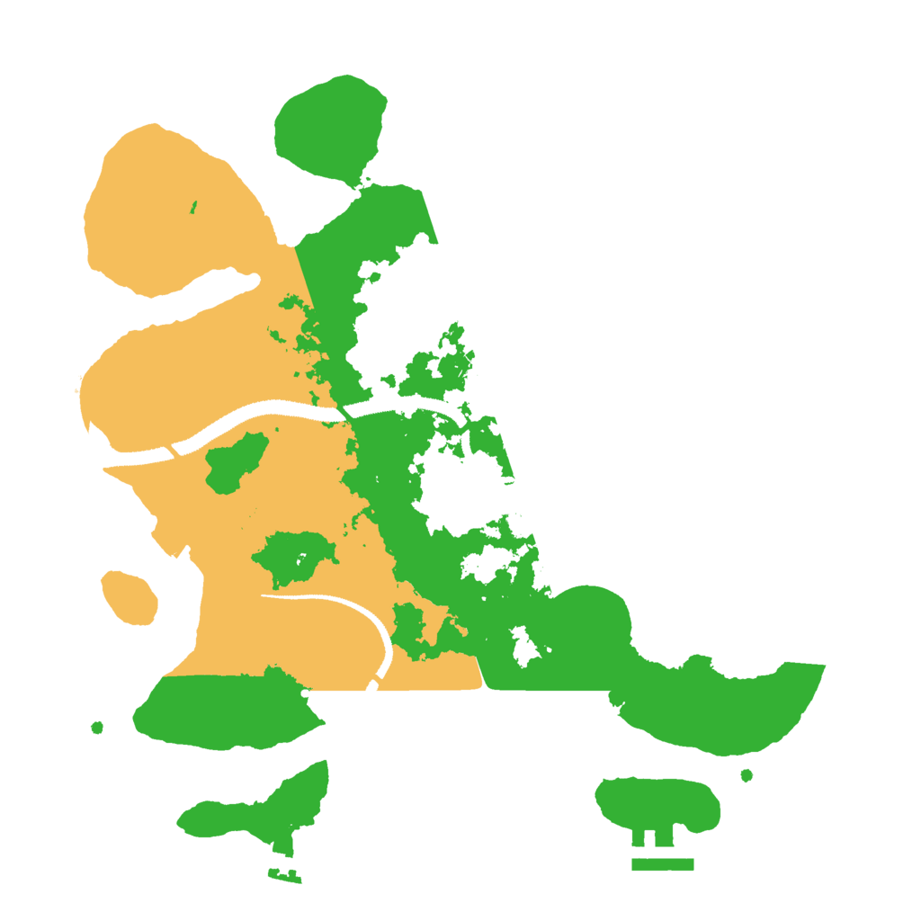Biome Rust Map: Procedural Map, Size: 3000, Seed: 2137238552