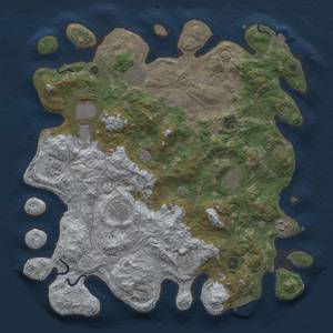 Thumbnail Rust Map: Procedural Map, Size: 4250, Seed: 2125753266, 17 Monuments