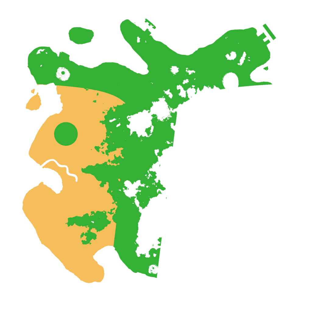 Biome Rust Map: Procedural Map, Size: 3500, Seed: 1415582777