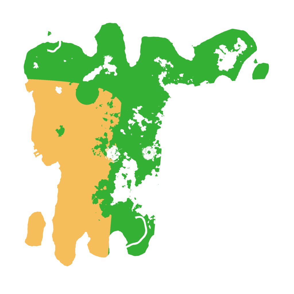 Biome Rust Map: Procedural Map, Size: 3500, Seed: 454211922