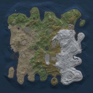 Thumbnail Rust Map: Procedural Map, Size: 3500, Seed: 454211922, 16 Monuments