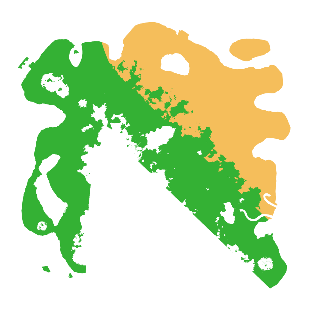 Biome Rust Map: Procedural Map, Size: 3500, Seed: 2095637746