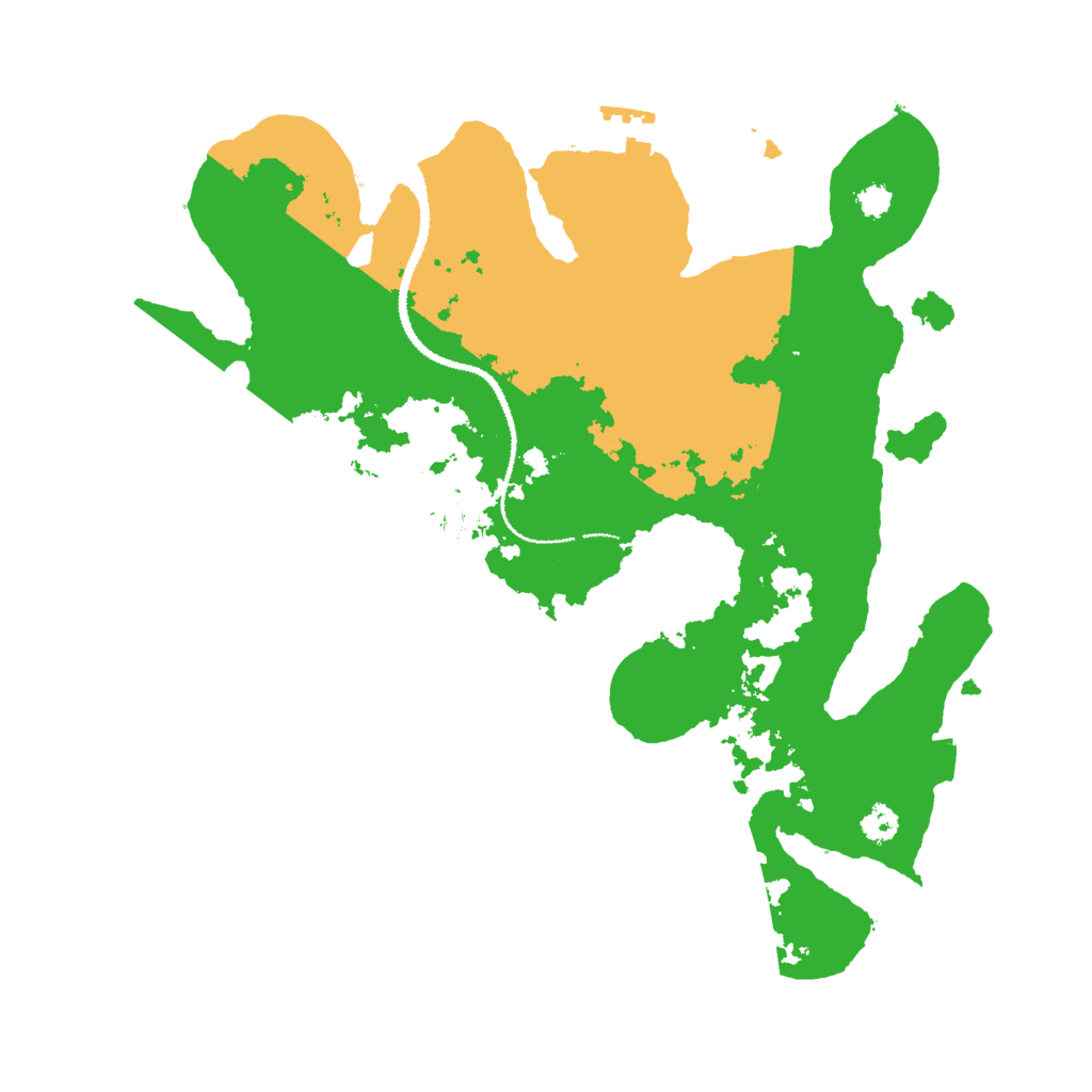 Biome Rust Map: Procedural Map, Size: 3000, Seed: 32459