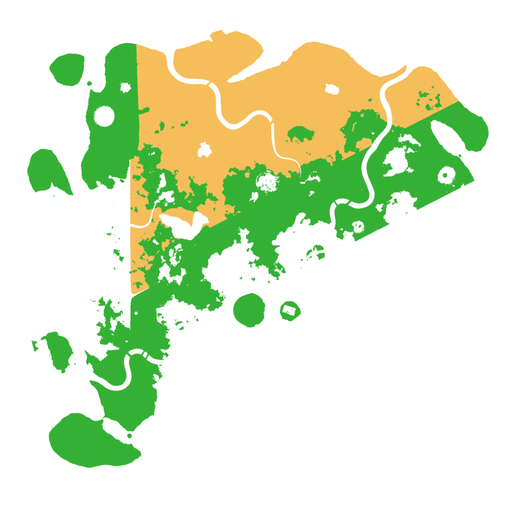 Biome Rust Map: Procedural Map, Size: 4500, Seed: 358358245