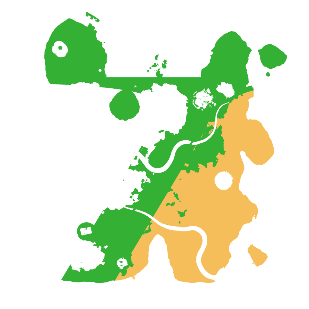 Biome Rust Map: Procedural Map, Size: 3000, Seed: 8210534