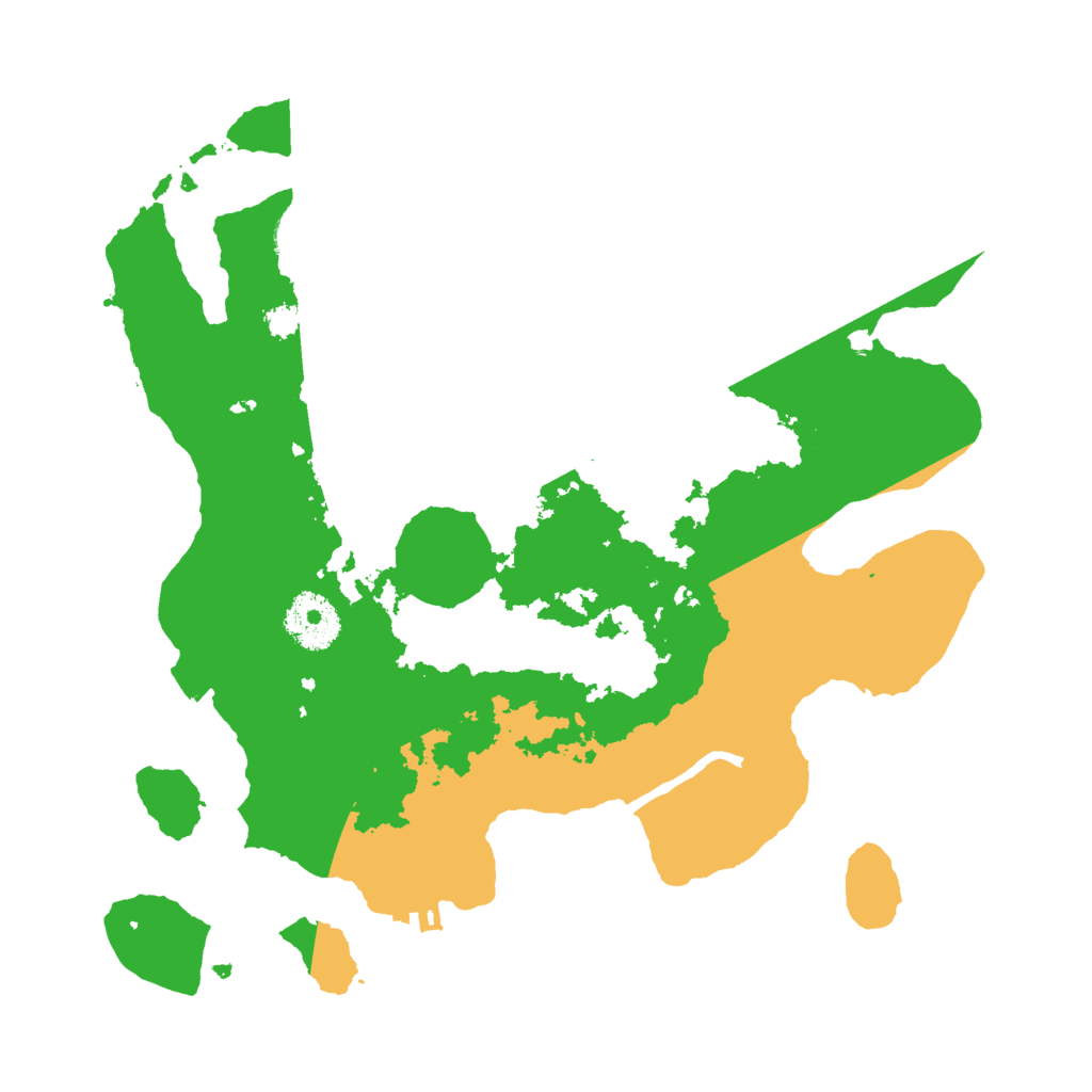 Biome Rust Map: Procedural Map, Size: 3000, Seed: 16325