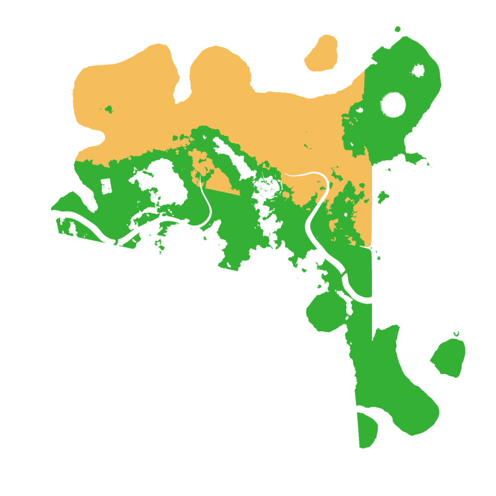 Biome Rust Map: Procedural Map, Size: 3500, Seed: 998097