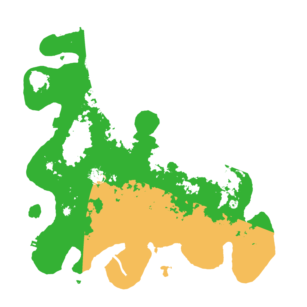 Biome Rust Map: Procedural Map, Size: 3500, Seed: 1242655738