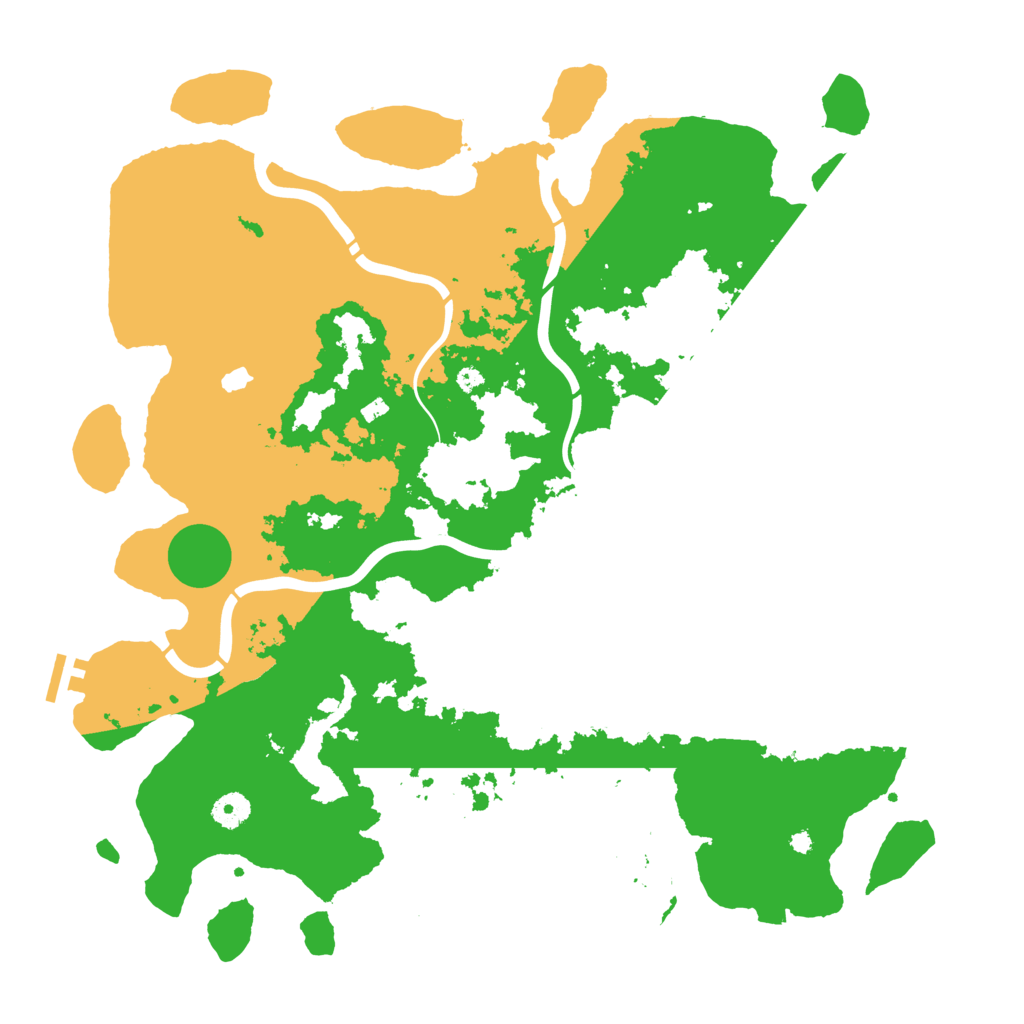 Biome Rust Map: Procedural Map, Size: 4250, Seed: 247610