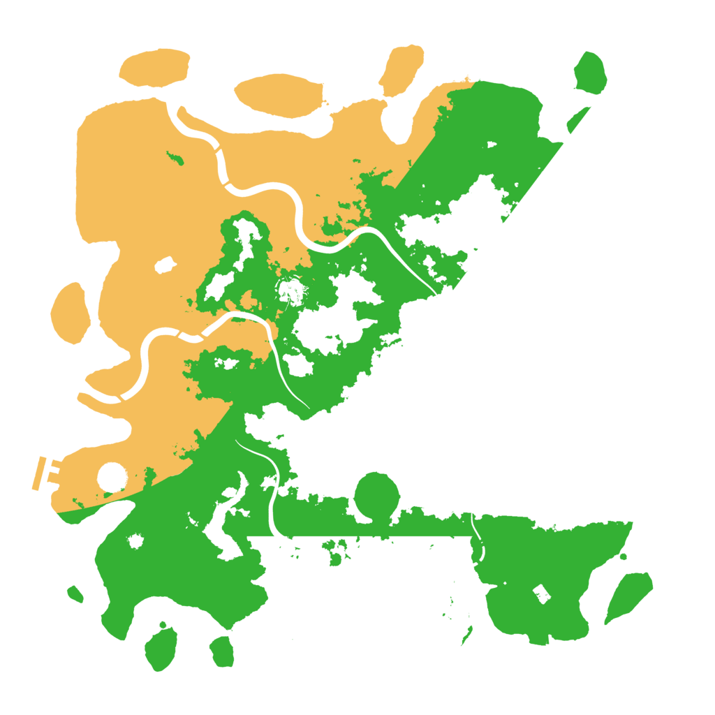 Biome Rust Map: Procedural Map, Size: 4250, Seed: 247610