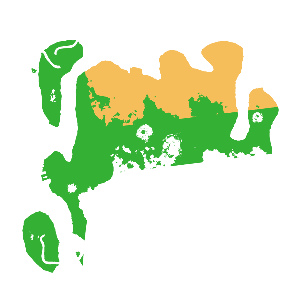 Biome Rust Map: Procedural Map, Size: 3000, Seed: 5816239