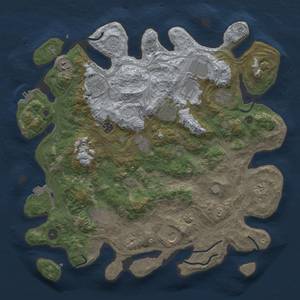 Thumbnail Rust Map: Procedural Map, Size: 4250, Seed: 1919100539, 18 Monuments