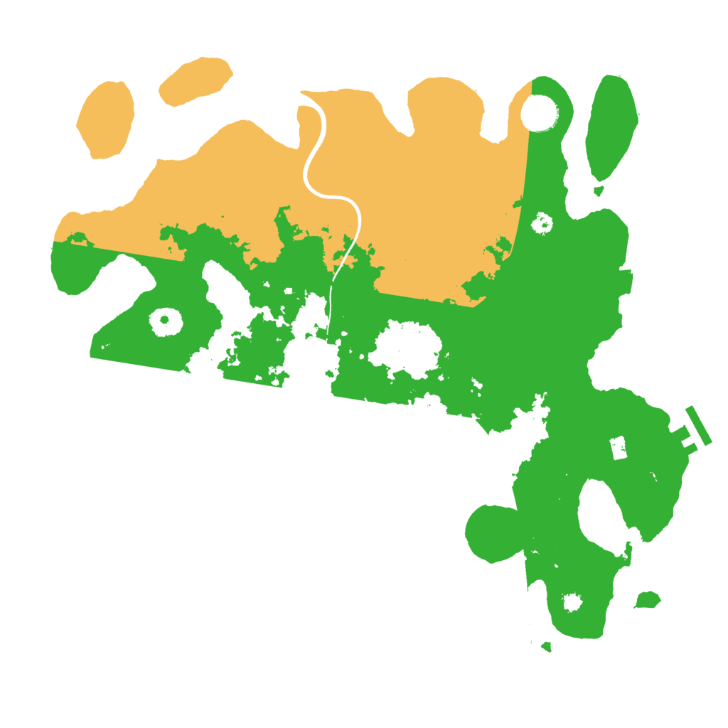 Biome Rust Map: Procedural Map, Size: 3500, Seed: 7468521