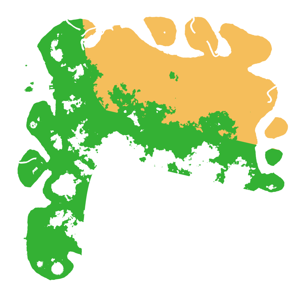 Biome Rust Map: Procedural Map, Size: 4500, Seed: 28048