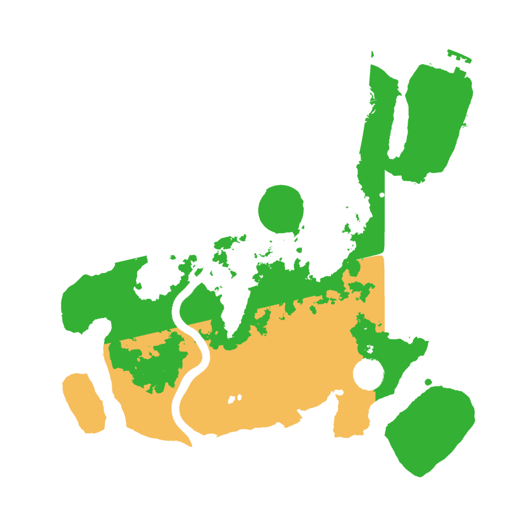 Biome Rust Map: Procedural Map, Size: 3000, Seed: 27196