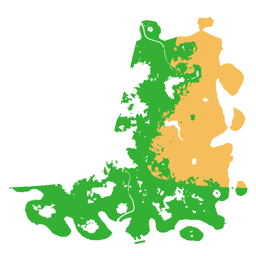 Biome Rust Map: Procedural Map, Size: 5000, Seed: 2052024