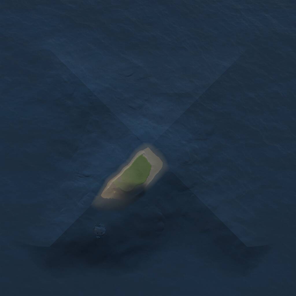 Rust Map: Procedural Map, Size: 1000, Seed: 42138460, 1 Monuments