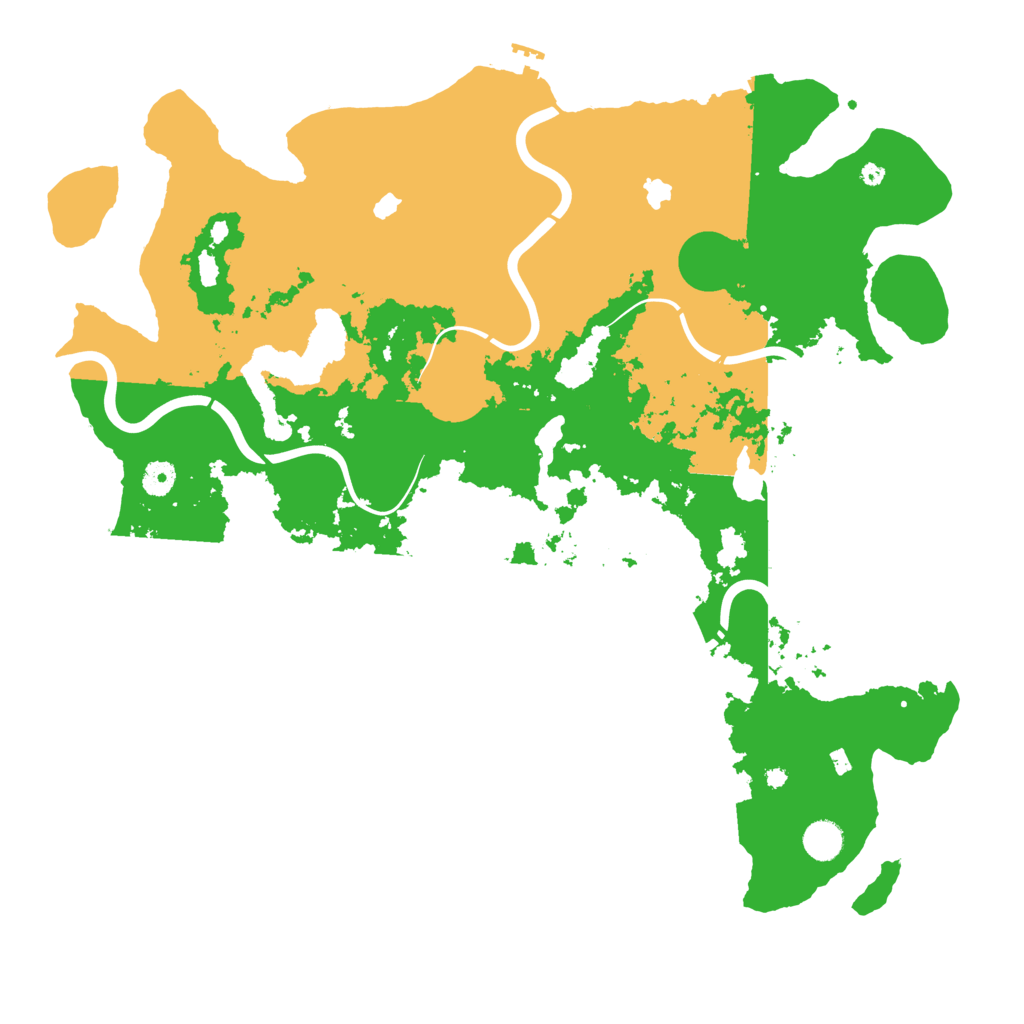 Biome Rust Map: Procedural Map, Size: 4500, Seed: 181785643