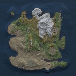 Thumbnail Rust Map: Procedural Map, Size: 2800, Seed: 18479100, 11 Monuments
