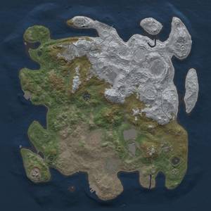 Thumbnail Rust Map: Procedural Map, Size: 4000, Seed: 882357092, 18 Monuments
