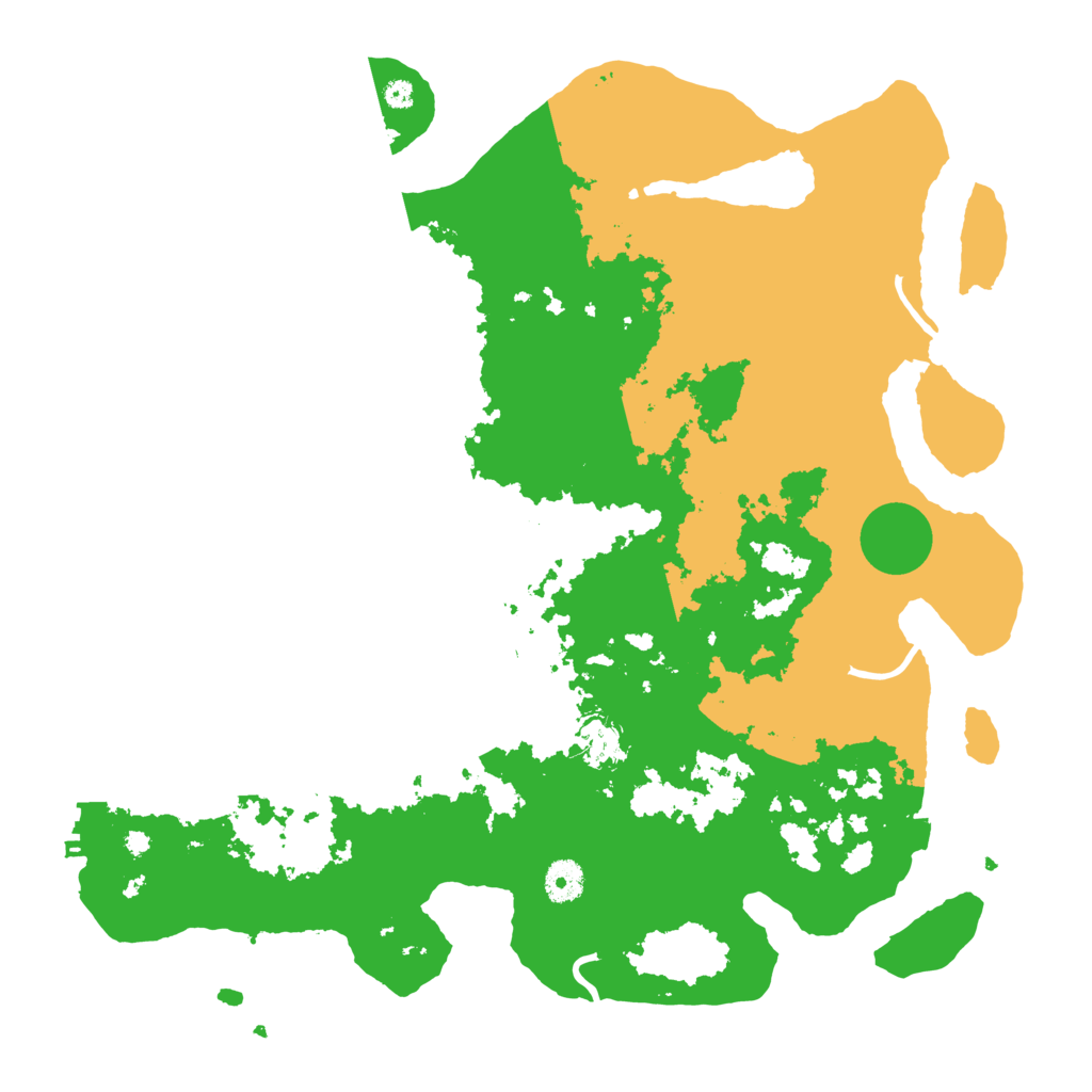 Biome Rust Map: Procedural Map, Size: 4000, Seed: 23496