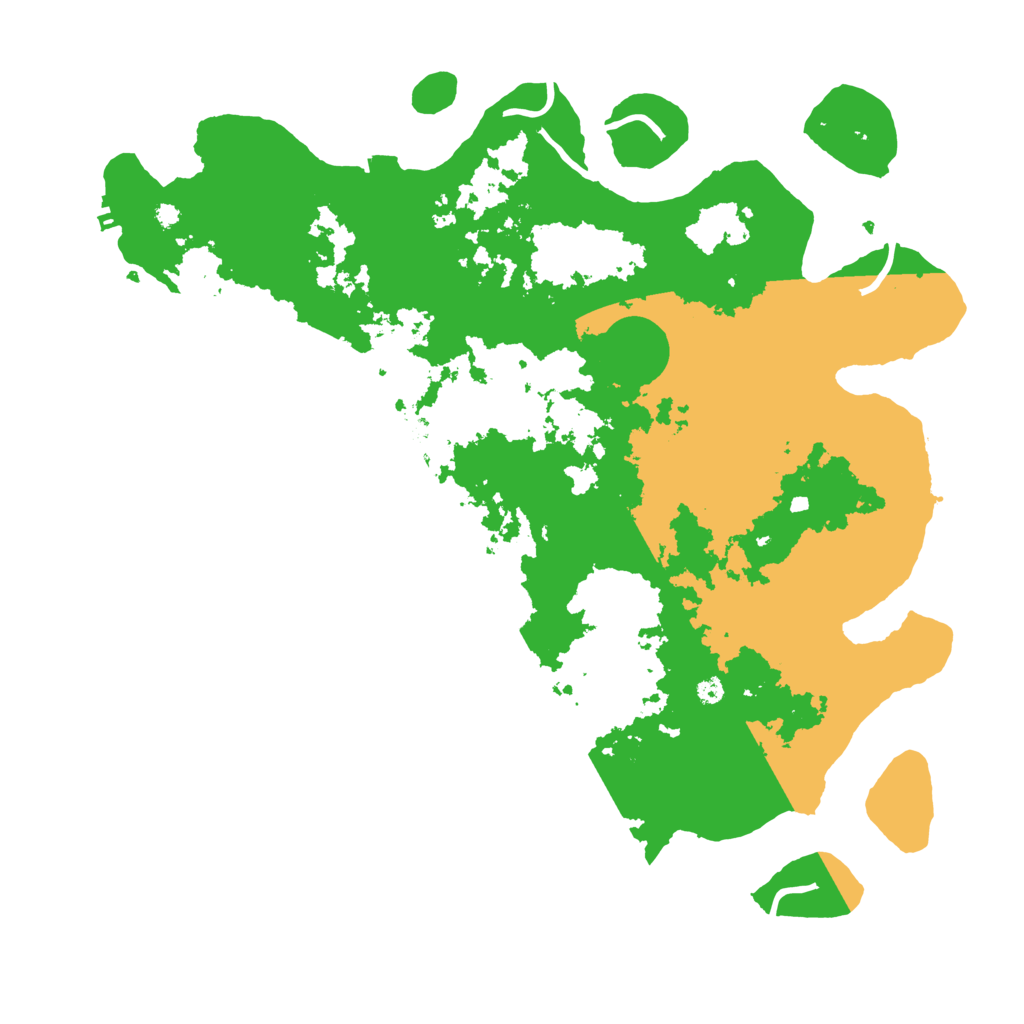 Biome Rust Map: Procedural Map, Size: 4000, Seed: 5165163