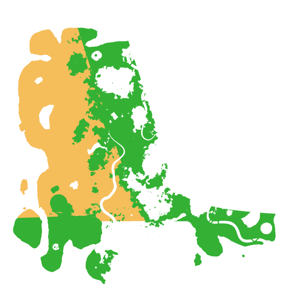 Biome Rust Map: Procedural Map, Size: 4500, Seed: 964206766