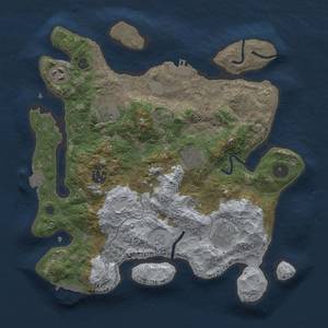 Thumbnail Rust Map: Procedural Map, Size: 3200, Seed: 455656, 14 Monuments