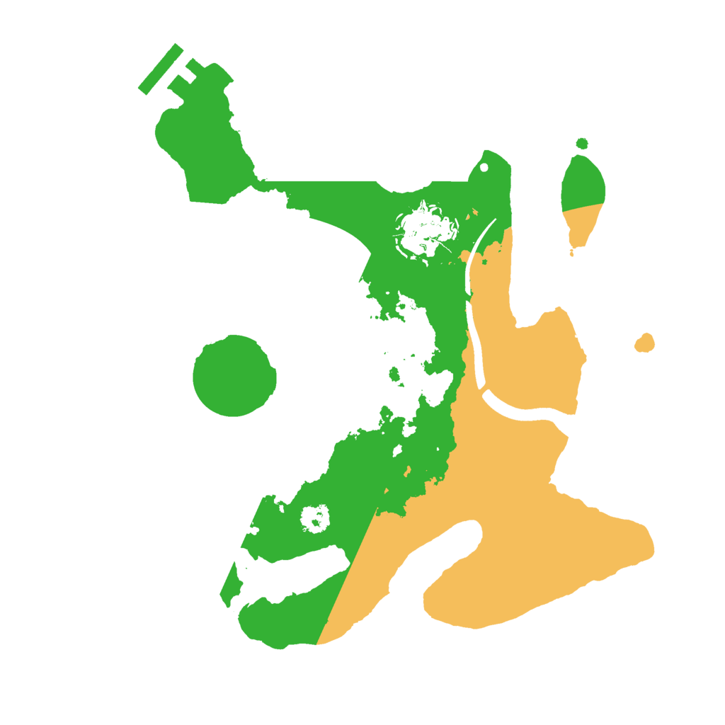 Biome Rust Map: Procedural Map, Size: 2500, Seed: 943006848