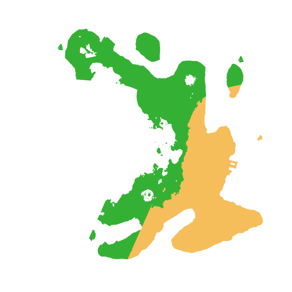 Biome Rust Map: Procedural Map, Size: 2500, Seed: 943006848