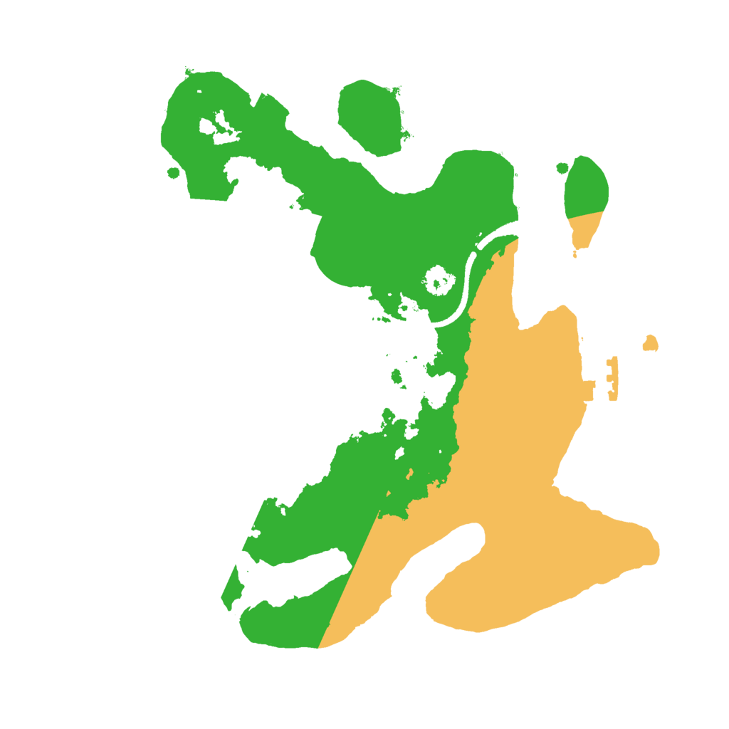 Biome Rust Map: Procedural Map, Size: 2500, Seed: 943006848