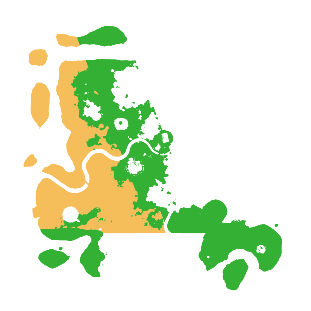 Biome Rust Map: Procedural Map, Size: 3500, Seed: 38267