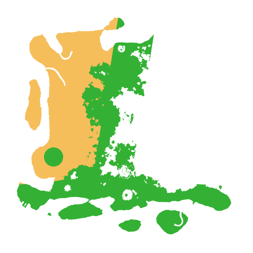 Biome Rust Map: Procedural Map, Size: 3500, Seed: 92135264