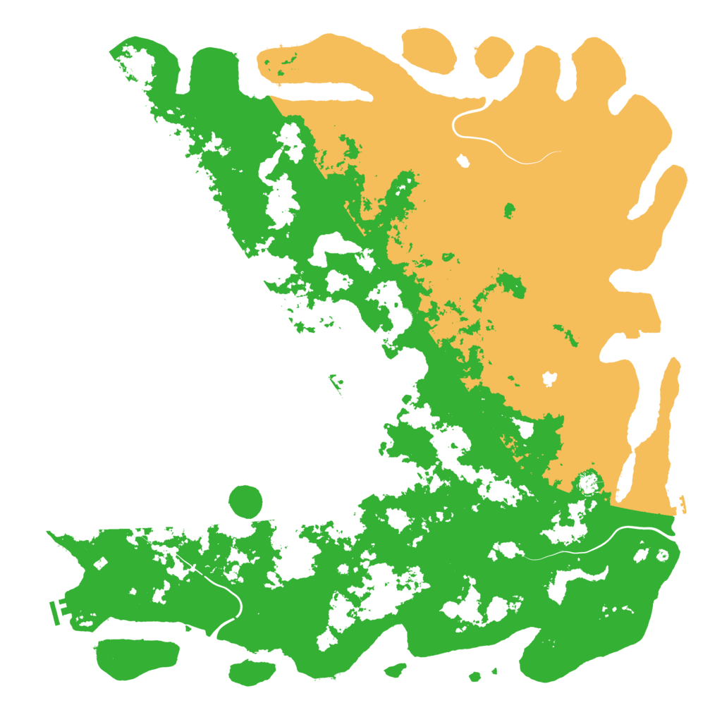 Biome Rust Map: Procedural Map, Size: 6000, Seed: 182520285