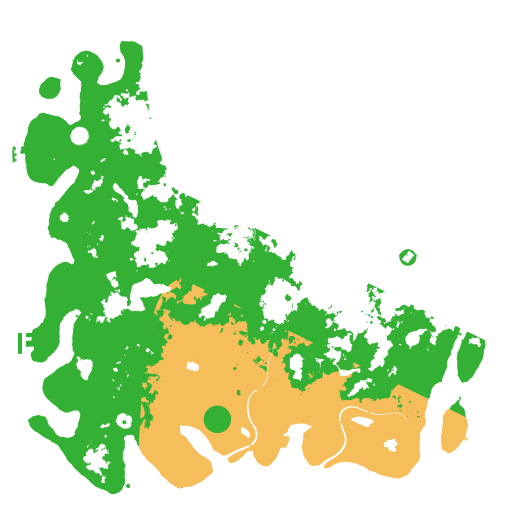 Biome Rust Map: Procedural Map, Size: 5000, Seed: 126248356