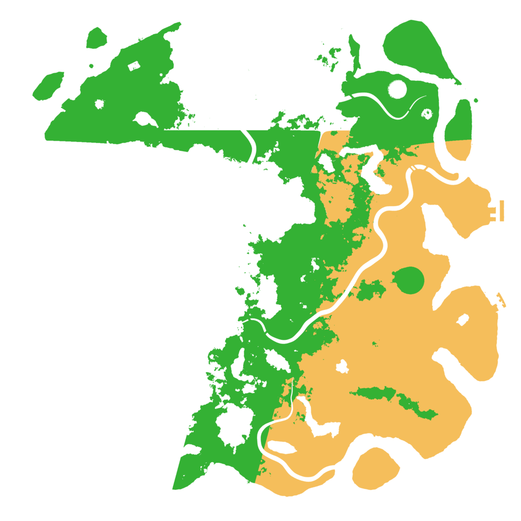 Biome Rust Map: Procedural Map, Size: 5000, Seed: 1346406116