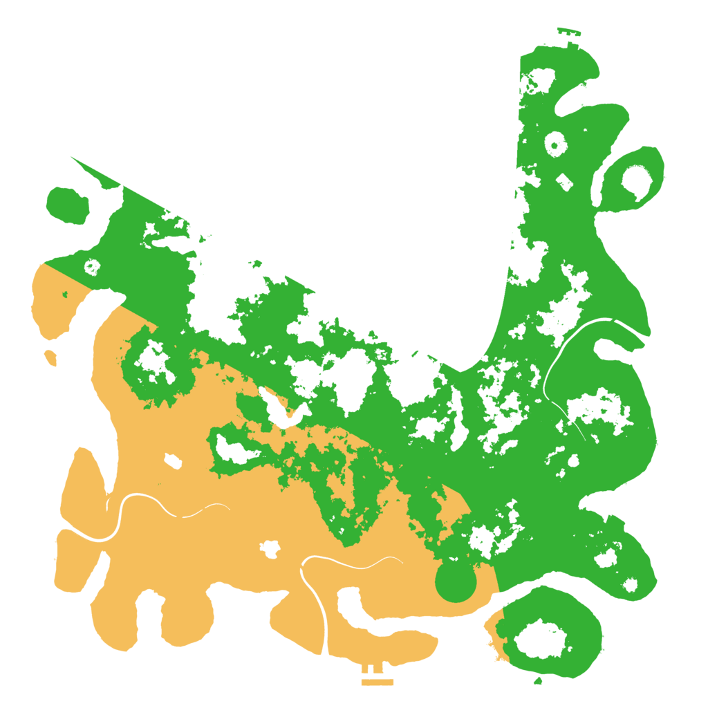 Biome Rust Map: Procedural Map, Size: 4500, Seed: 1852616875