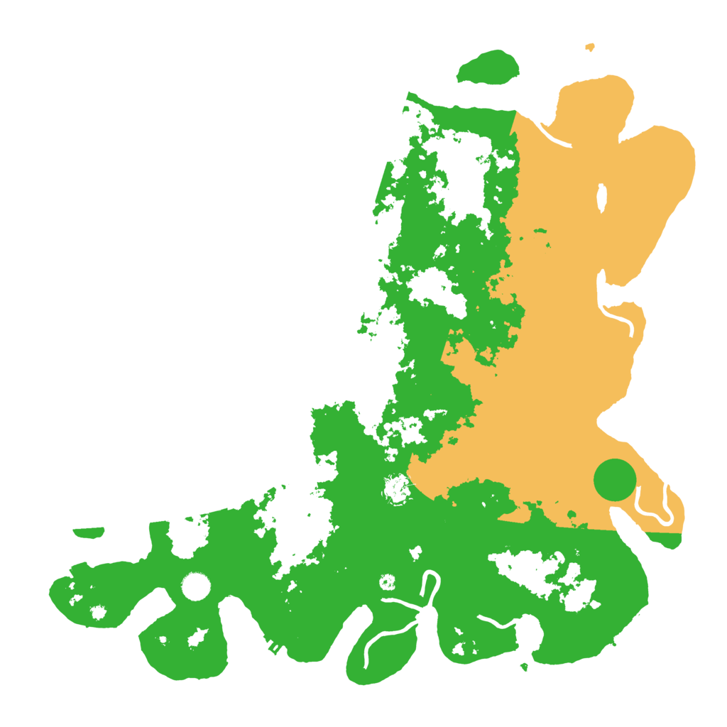 Biome Rust Map: Procedural Map, Size: 4500, Seed: 119731608